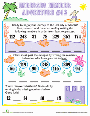 Undersea Number Adventure #12