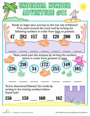 Undersea Number Adventure #11