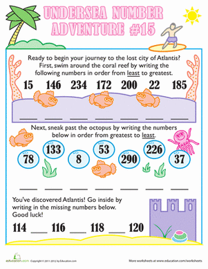 Undersea Number Adventure #15
