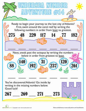 Undersea Number Adventure #14