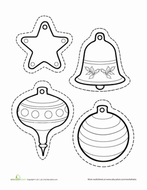 Paper Christmas Ornaments