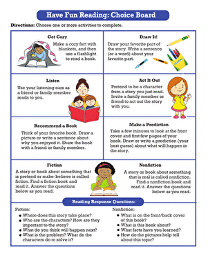 Have Fun Reading: Choice Board