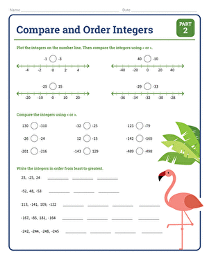 Compare and Order Integers Part 2