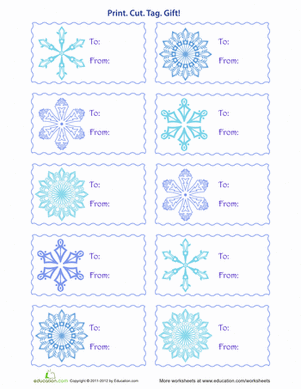 Homemade Christmas Gift Tags