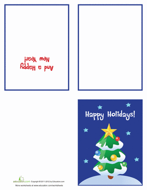 Christmas Tree Card