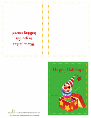Printable Holiday Card
