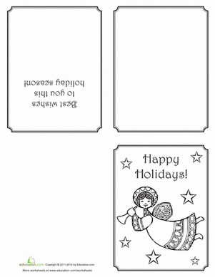 Angel Christmas Card