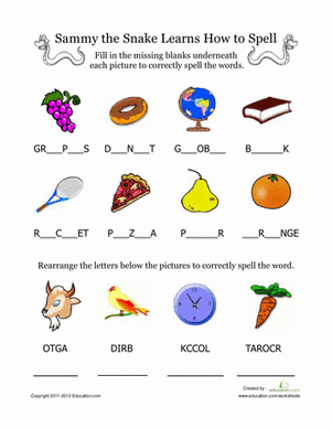Spelling Sight Words