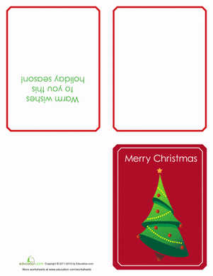 Print Your Own Christmas Cards!