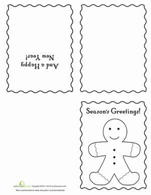 Decorate a Holiday Card