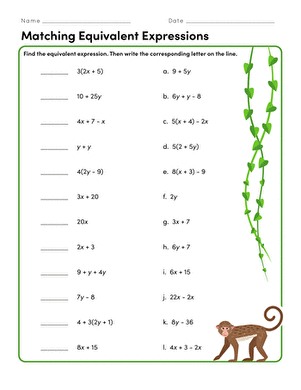 Matching Equivalent Expressions