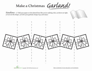 Christmas Garland Craft