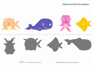 Fish Shapes Match Up