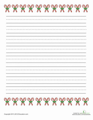 Christmas Stationery Template