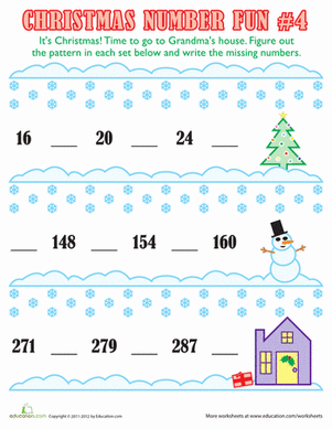 Christmas Number Fun #4