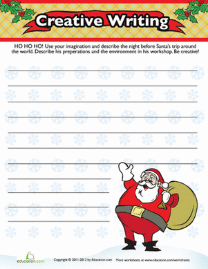 Christmas Descriptive Writing