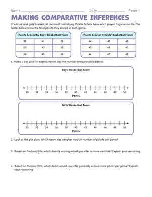 Making Comparative Inferences