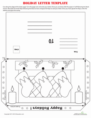 Holiday Letter Template