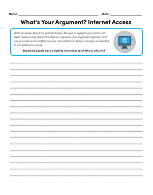 What’s Your Argument? Internet Access