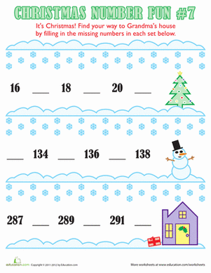 Christmas Number Fun #7