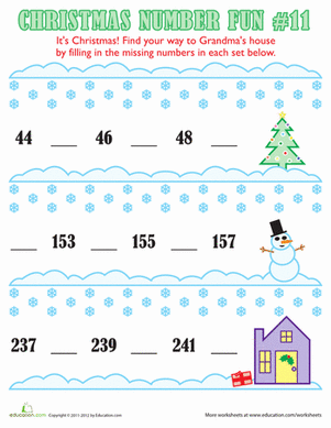 Christmas Number Fun #11