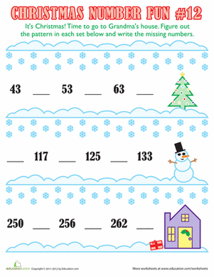 Christmas Number Fun #12