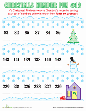 Christmas Number Fun #13