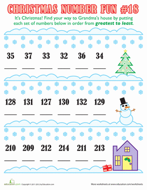 Christmas Number Fun #18