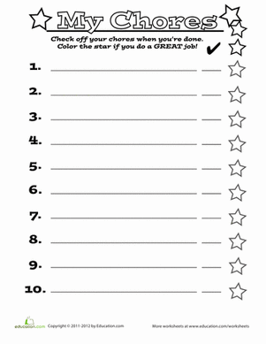 Chore List