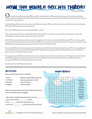 How the Whale Got His Throat