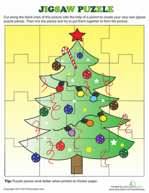 Christmas Tree Puzzle