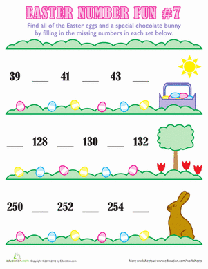 Easter Number Fun #7