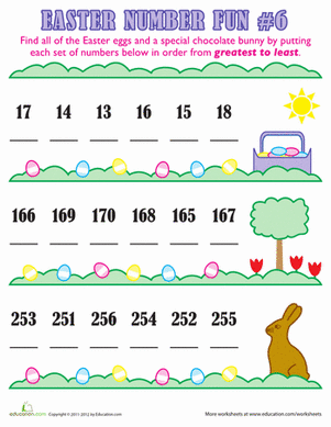 Easter Number Fun #6