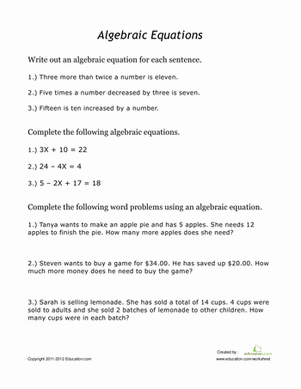 Beginning Algebra