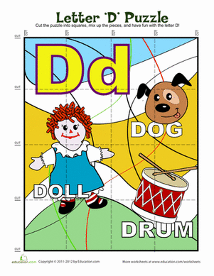 Letter D Puzzle