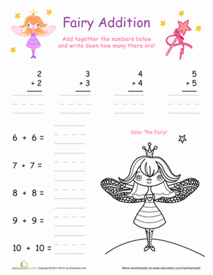 Fairy Addition: Doubles Facts