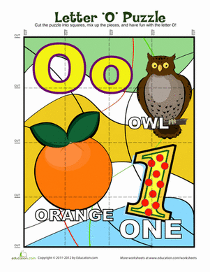 Letter "O" Puzzle