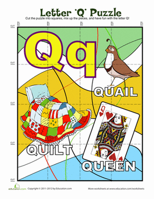 Letter "Q" Puzzle