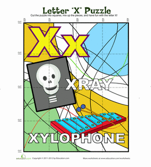 Letter "X" Puzzle