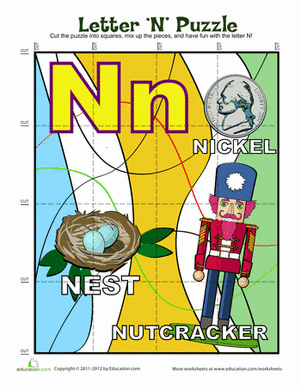 Letter "N" Puzzle