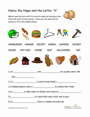 Words That Begin With "H"