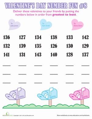 Valentine's Day Number Fun #8