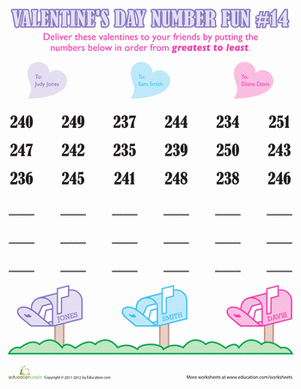 Valentine's Day Number Fun #14