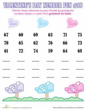 Valentine's Day Number Fun #18