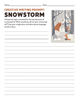 Creative Writing Prompt: Snowstorm