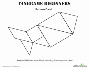 Easy Tangrams Puzzle #3