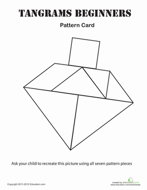 Easy Tangrams Puzzle #4