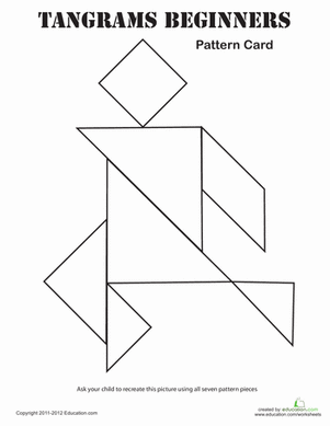 Easy Tangrams Puzzle #7
