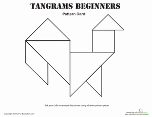 Easy Tangrams Puzzle #9
