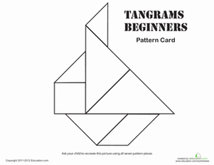 Easy Tangrams Puzzle #10
